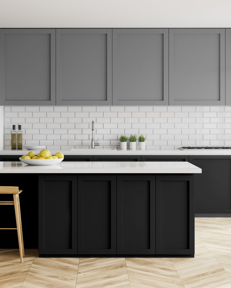 Maria - Medium Grey & Perce - Black